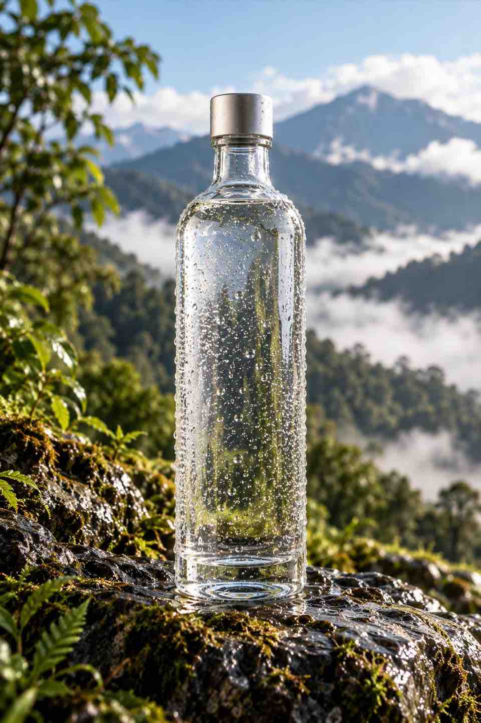 La botella completa, la misma de la portada, ahora entendida.